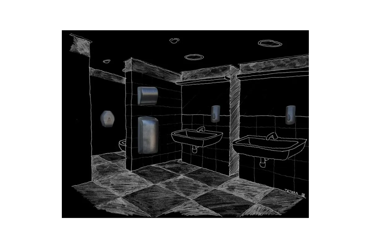 KOSZ OTWARTY WISZĄCY 40 L MERIDA UNIQUE GLAMOUR BLACK SPARK LINE KUH169