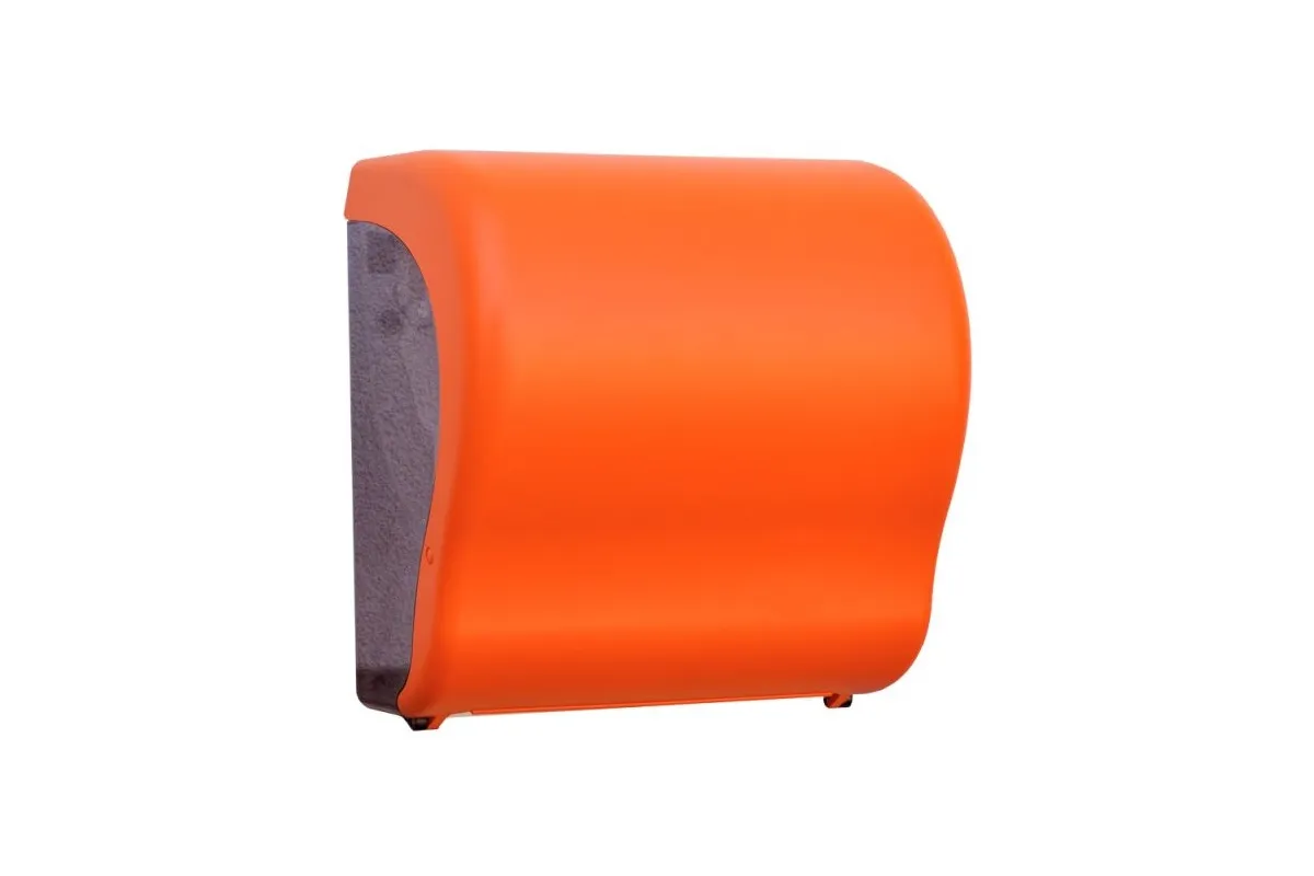MECHANICZNY PODAJNIK RĘCZNIKÓW W ROLACH MERIDA UNIQUE LUX CUT ORANGE LINE CUO301
