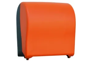 MECHANICZNY PODAJNIK RĘCZNIKÓW W ROLACH MERIDA UNIQUE SOLID CUT ORANGE LINE CUO302