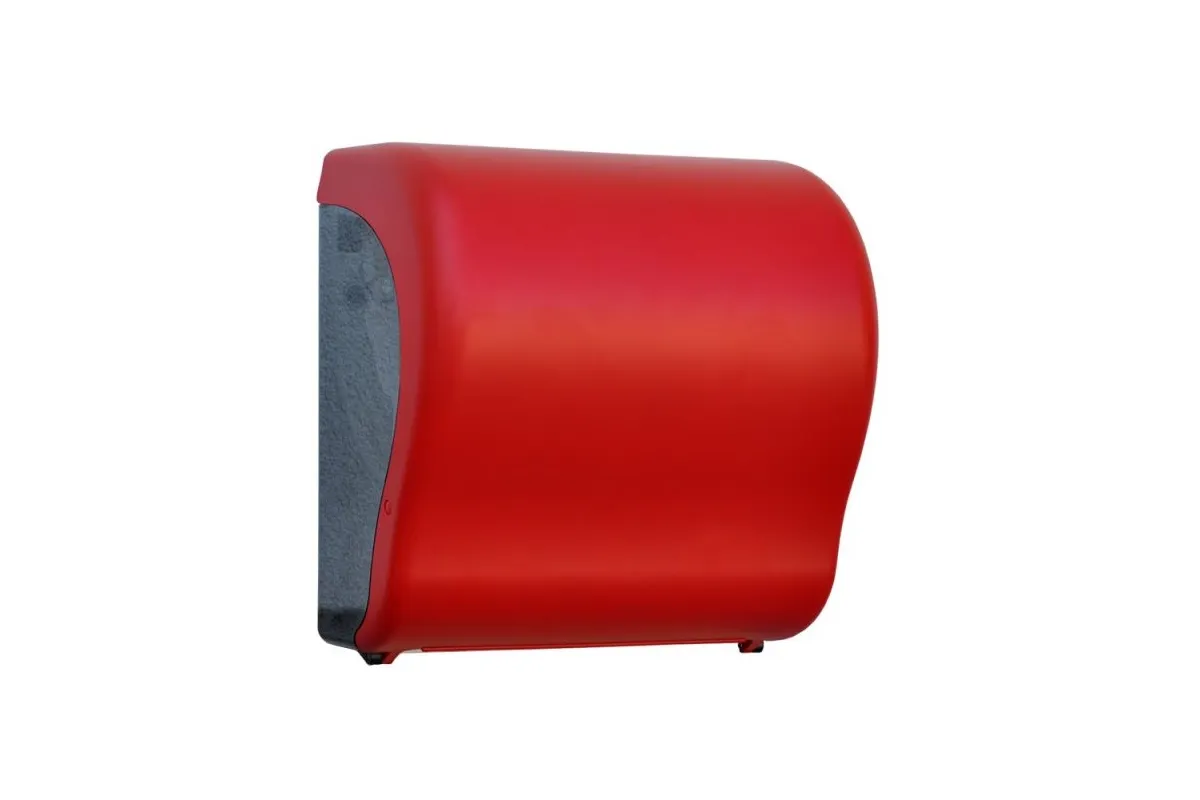 MECHANICZNY PODAJNIK RĘCZNIKÓW W ROLACH MERIDA UNIQUE LUX CUT RED LINE CUR301