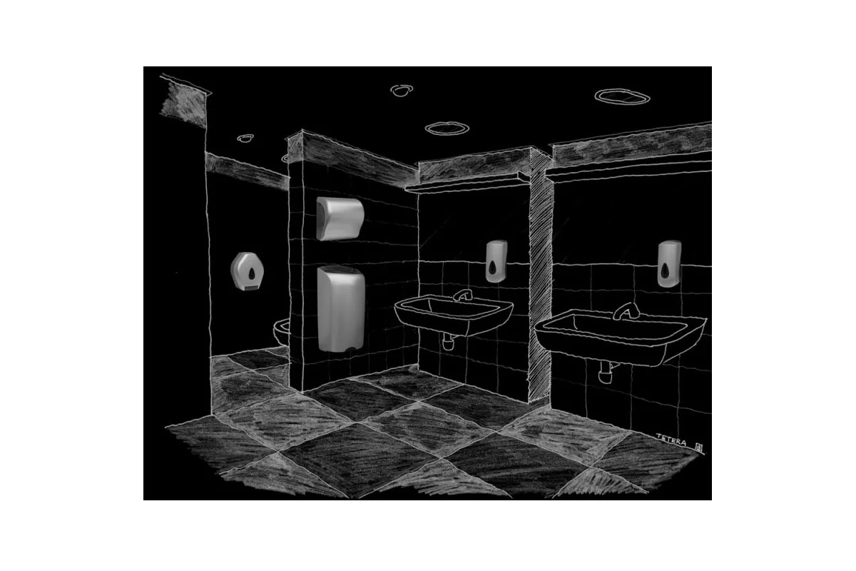 AUTOMATYCZNY BEZDOTYKOWY DOZOWNIK MYDŁA W PIANIE MERIDA UNIQUE AUTOMATIC SILVER LINE DUS501