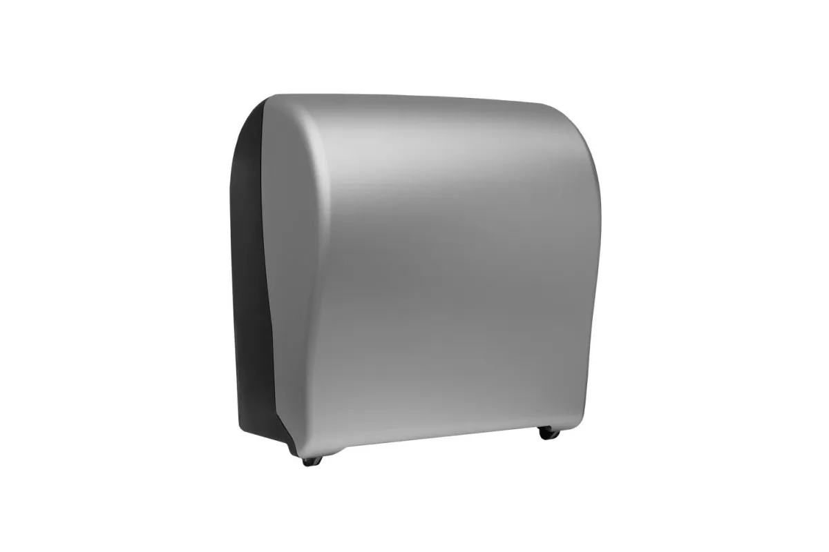 MECHANICZNY PODAJNIK RĘCZNIKÓW W ROLACH MERIDA UNIQUE SOLID CUT SILVER LINE CUS302