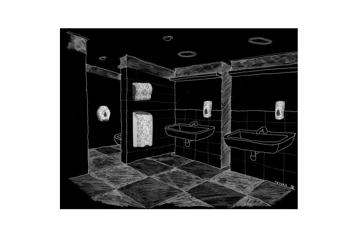 POJEMNIK NA PAPIER TOALETOWY W LISTKACH MERIDA UNIQUE ORIENT LINE BUH405