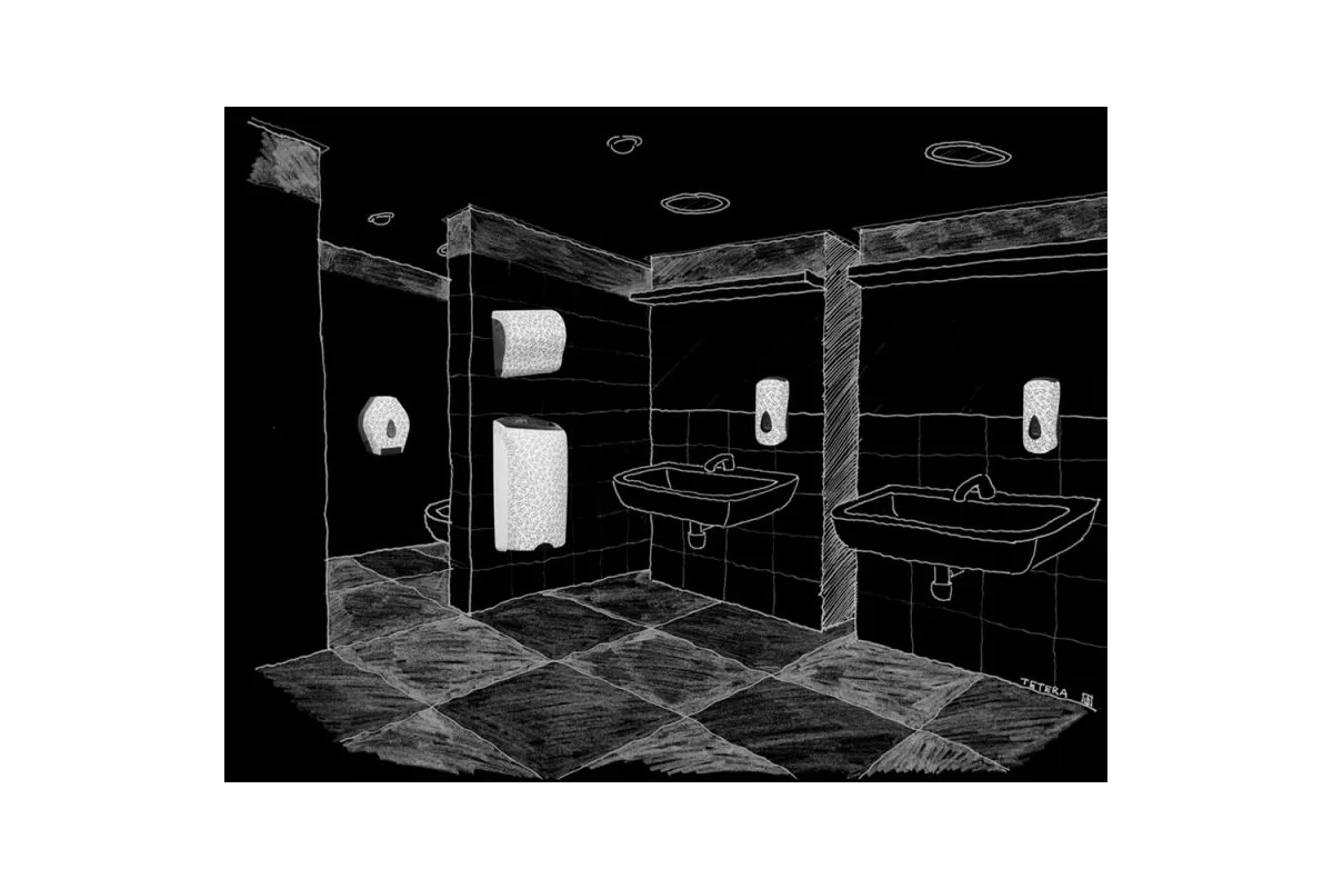 POJEMNIK NA PAPIER TOALETOWY W LISTKACH MERIDA UNIQUE CHARMING LINE BUH407