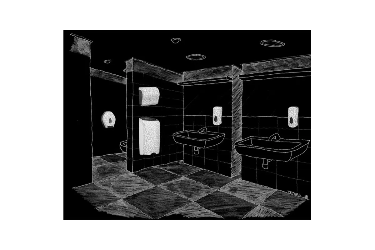 MECHANICZNY PODAJNIK RĘCZNIKÓW W ROLACH MERIDA UNIQUE SOLID CUT CHARMING LINE CUH308