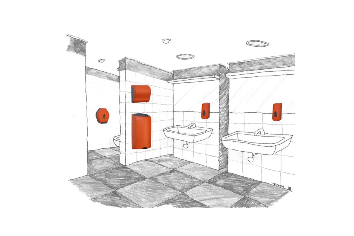 DOZOWNIK MYDŁA W PIANIE MERIDA UNIQUE ORANGE LINE DUO201