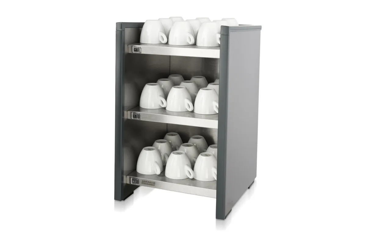 Podgrzewacz filiżanek Bravilor WHK ze stali nierdzewnej kolor ciemno - szary 8.040.040.32001