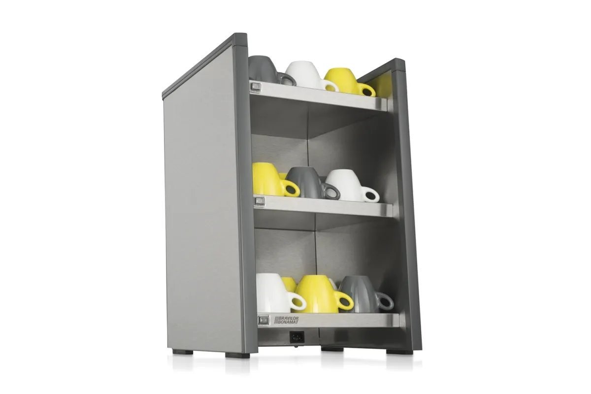 Podgrzewacz filiżanek Bravilor WHK ze stali nierdzewnej kolor ciemno - szary 8.040.040.32001