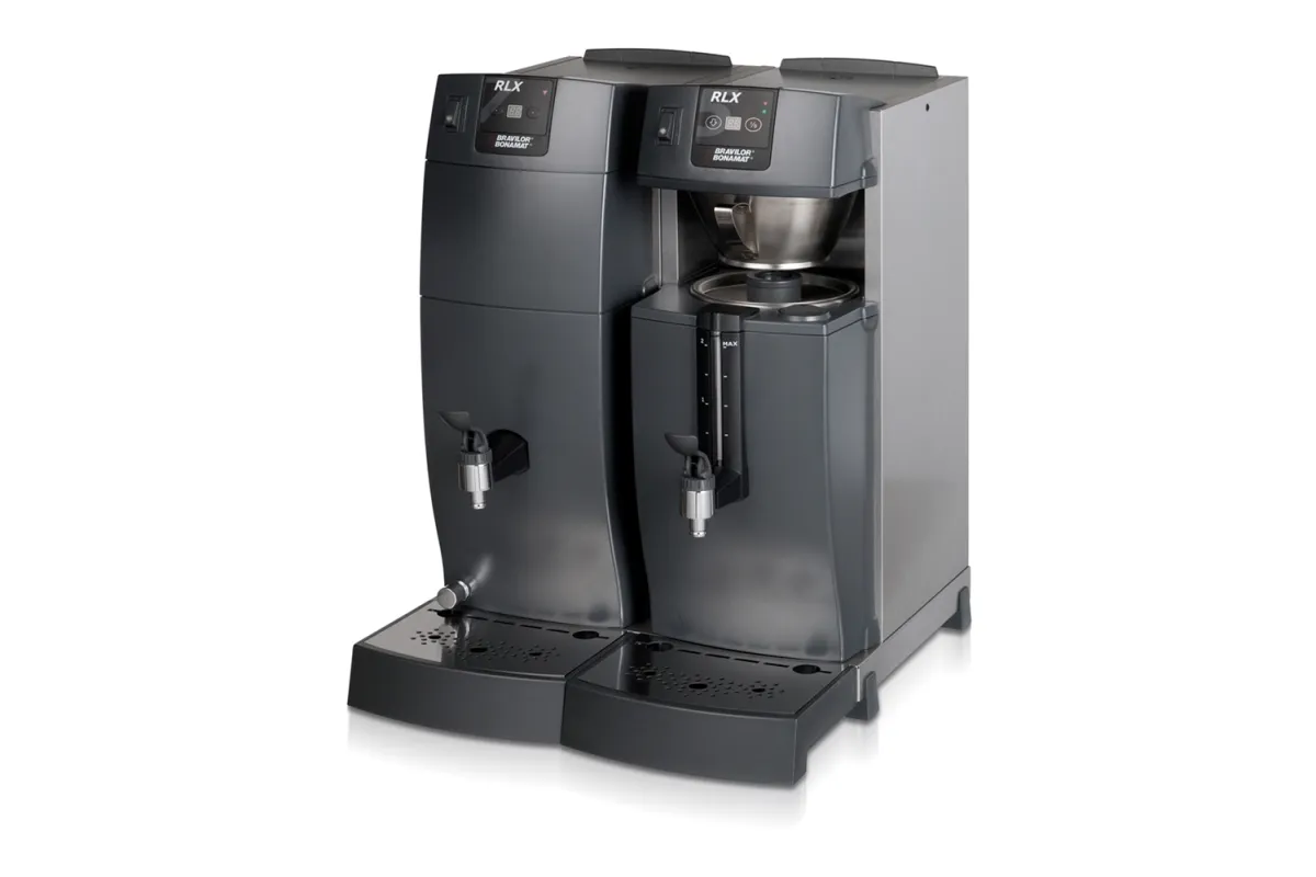 Ekspres przelewowy Bravilor typu buffet ze zintegrowaną sekcją RLX 75