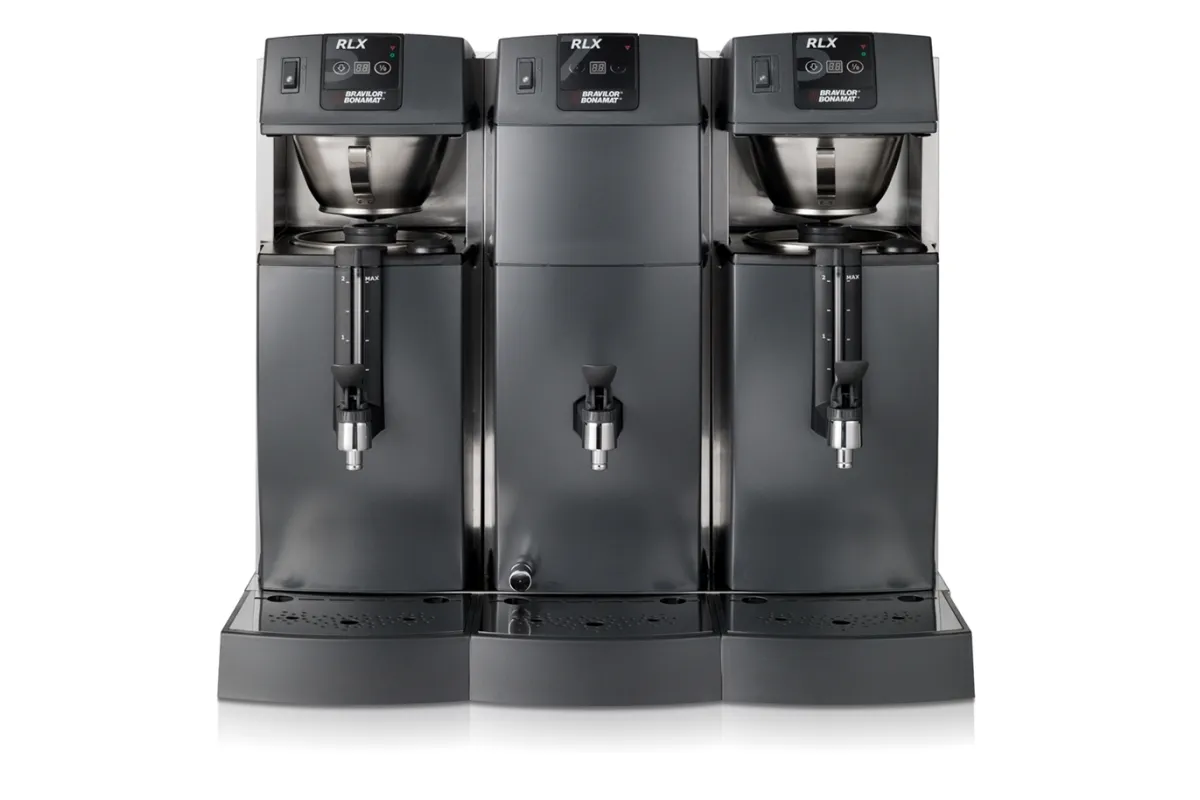 Ekspres przelewowy Bravilor typu buffet ze zintegrowaną sekcją RLX 575