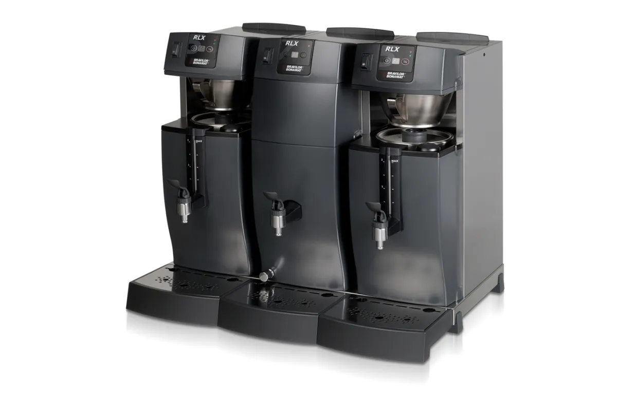 Ekspres przelewowy Bravilor typu buffet ze zintegrowaną sekcją RLX 575