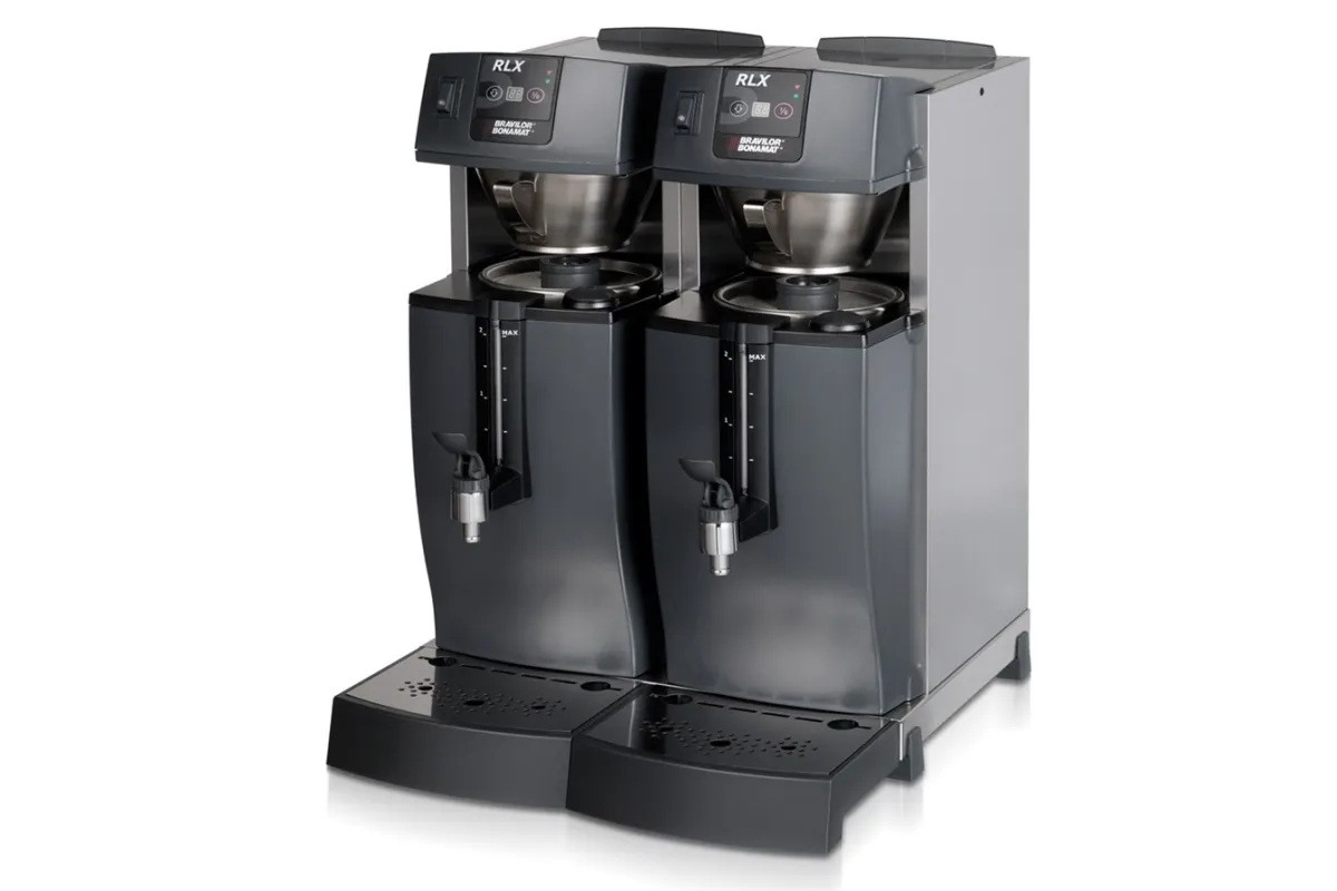 Ekspres przelewowy Bravilor typu buffet ze zintegrowaną sekcją RLX 55