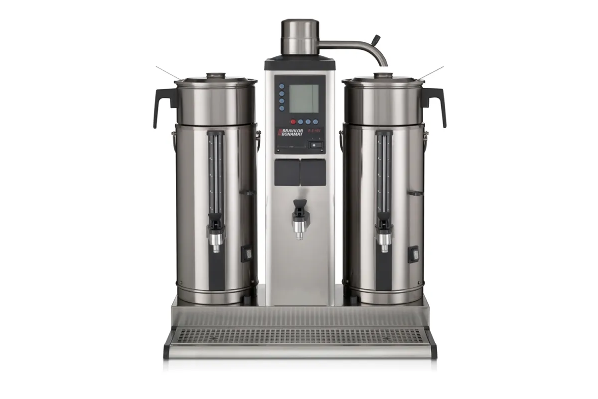 Bravilor B5 HW wersja morska, z 1 systemem do zaparzania kawy oraz 2 termosami po 5 litrów 440V3/230V/ - 50/60Hz 6300W