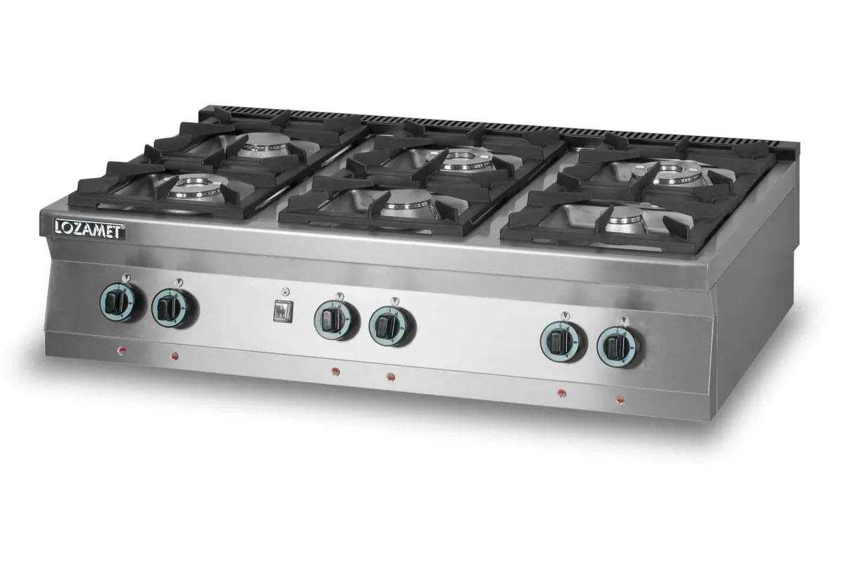 KUCHNIA GAZOWA 6-PALNIKOWA L900.KG6