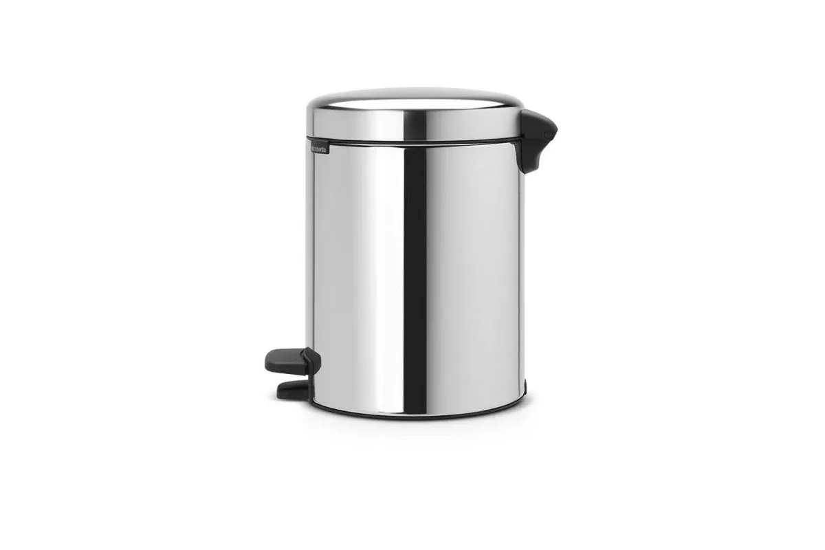 KOSZ PEDAŁOWY NEWICON KIP452, POJEMNOŚĆ 12 L, STAL POLEROWANA