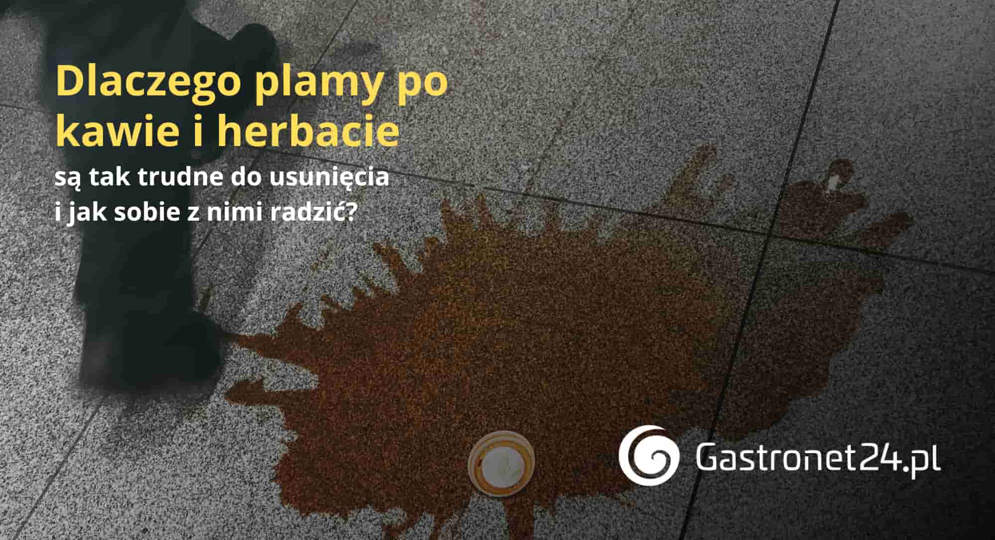 mycie naczyń z plam po kawie i herbacie